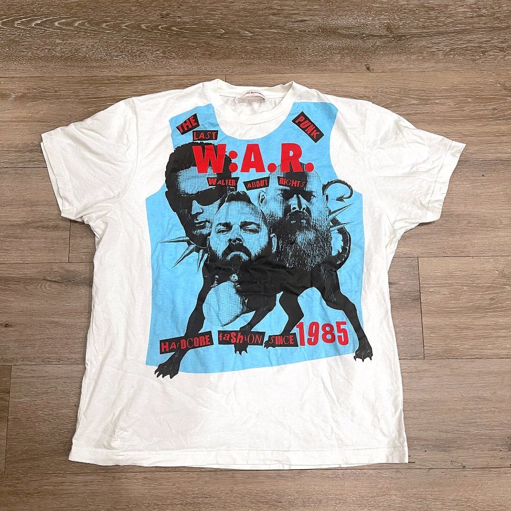 WALTER VAN BEIRENDONCK LAST PUNK SS20 BLUE